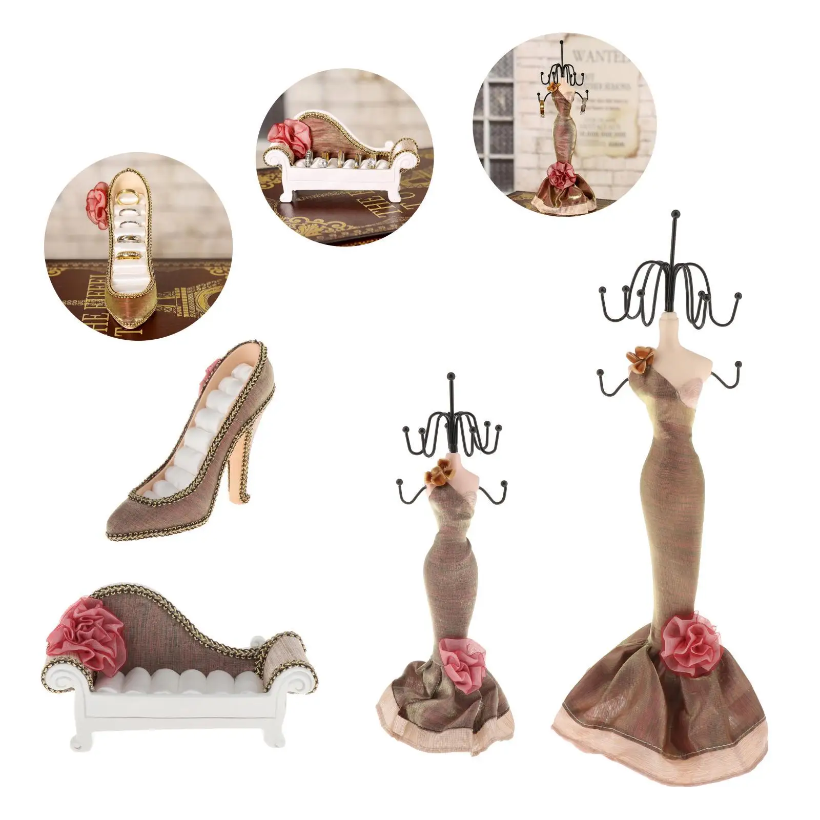 

Jewelry Holder Storage High Display for Shoe Stand Earrings Organizer Rack, Quickly Access to to Wear