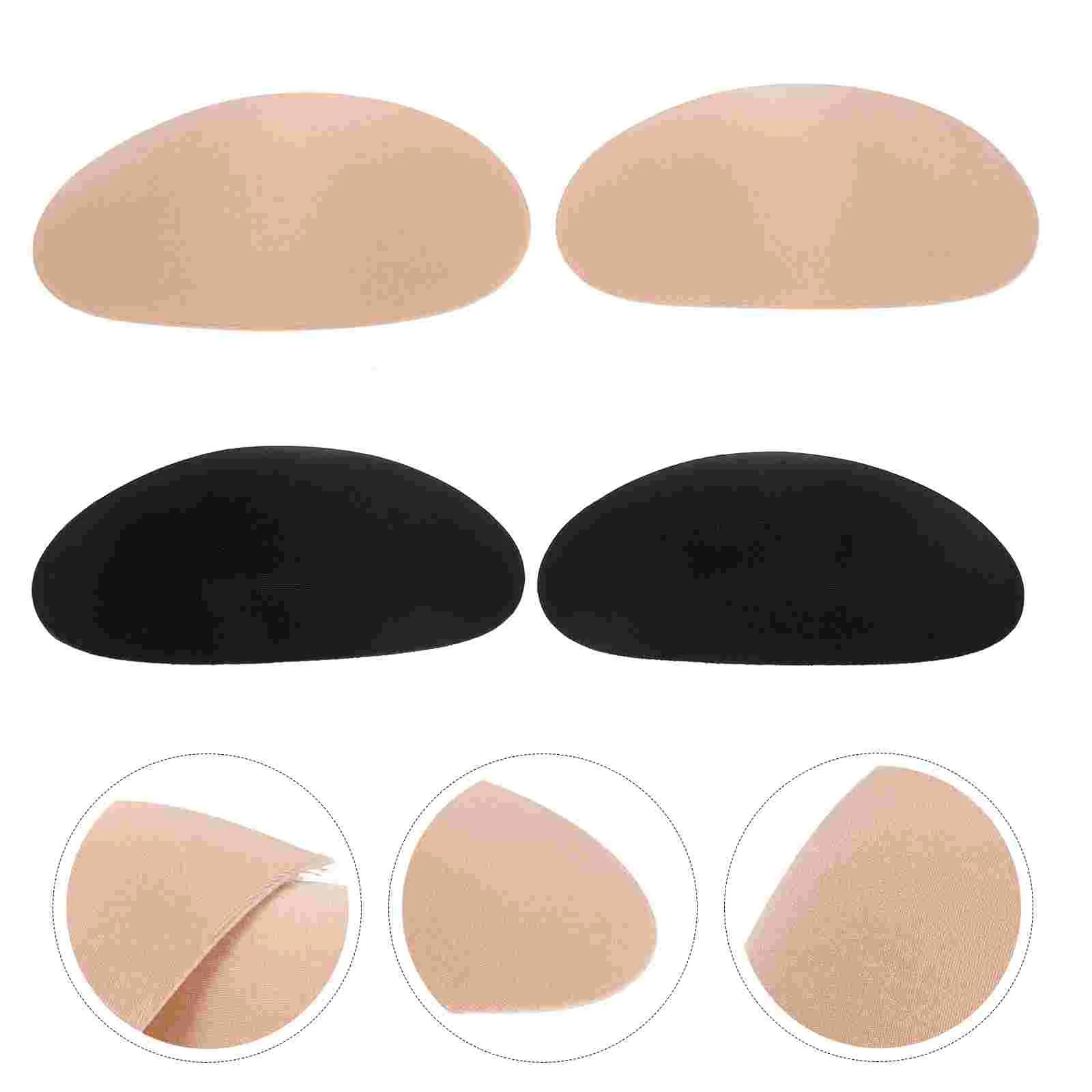 2 Pairs Shoulder Pads for Women Clothing Suits Right Angle Clothes Accessory Anti Slip and