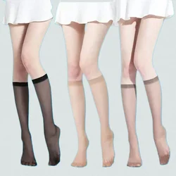 5/10 Pairs High Quality Women Stockings High Stockings Ultra-thin Half-Length Invisible Breathable Calf Mid-tube Women's Socks