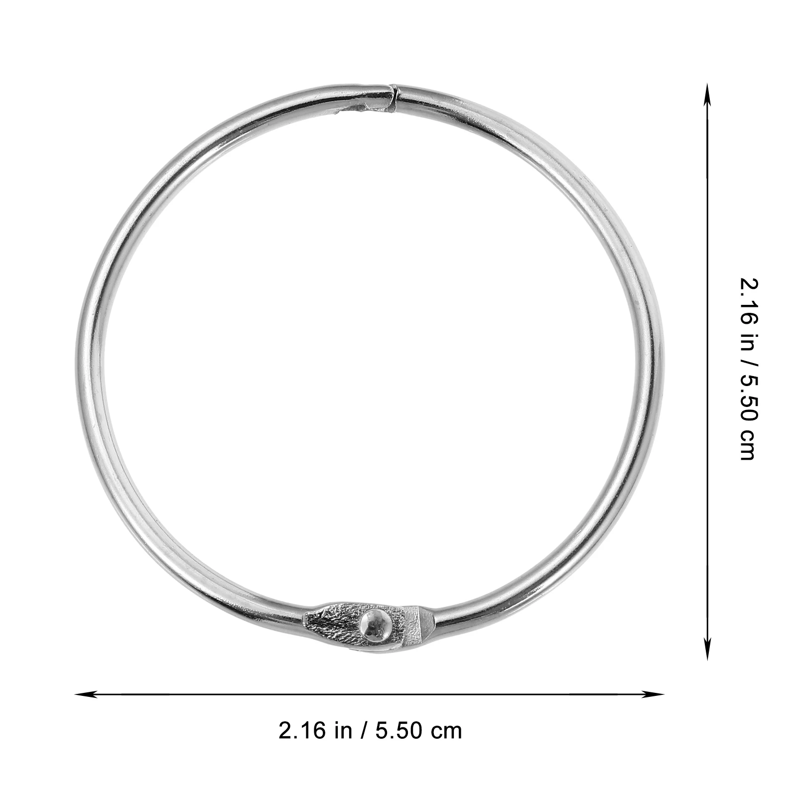 

24 pcs Shower Rings Strong Hold Smooth Slide Low Noise Metal Bathroom Modern Rods Rings Hardware Household Accessories