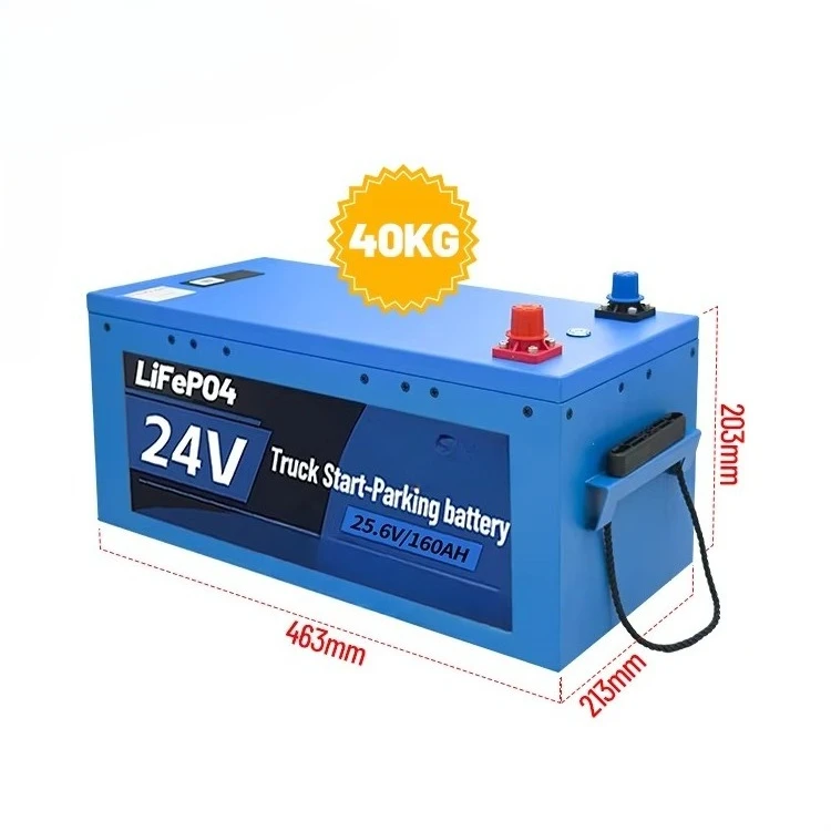 Truck car battery 25.6V 160Ah 280Ah car battery, strong starting performance, lithium battery