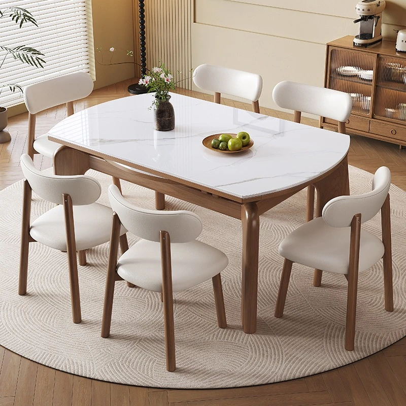 Nordic Luxury Dining Table Decorations Ornament Modern Wood Kitchen Dining Table Outdoor Lounges Mesas Comedor House Furniture