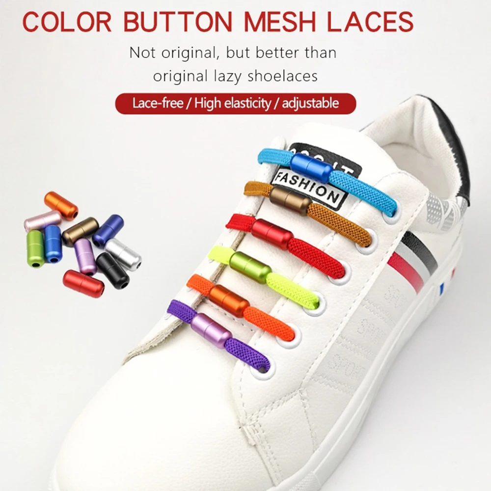 

10 pieces Metal Aluminum Frosted Shoe Buckles Capsule Buckles Rotating Spiral Clasp DIY Shoelace Accessories