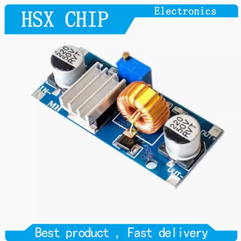 5A XL4015 DC-DC Step Down Ajustable Power Supply Module With Heatsink