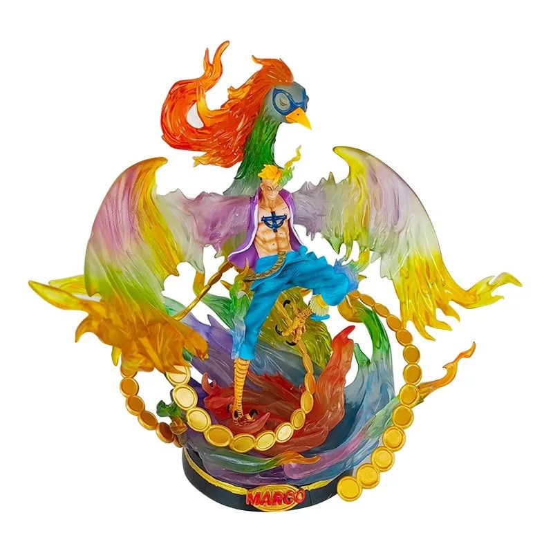 قطعة واحدة من شخصية GK Marco the Phoenix - تمثال كبير 40 سم، PVC، محاصر رائع، ديكور مجموعة الرسوم المتحركة