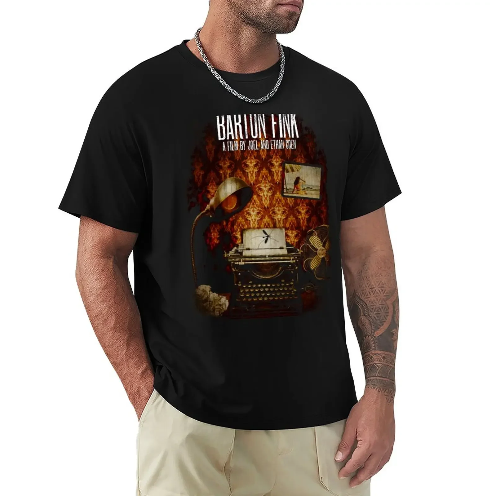 Coen Brothers Classic Film Barton Fink T-Shirt customs design your own anime clothes blanks slim fit t shirts for men