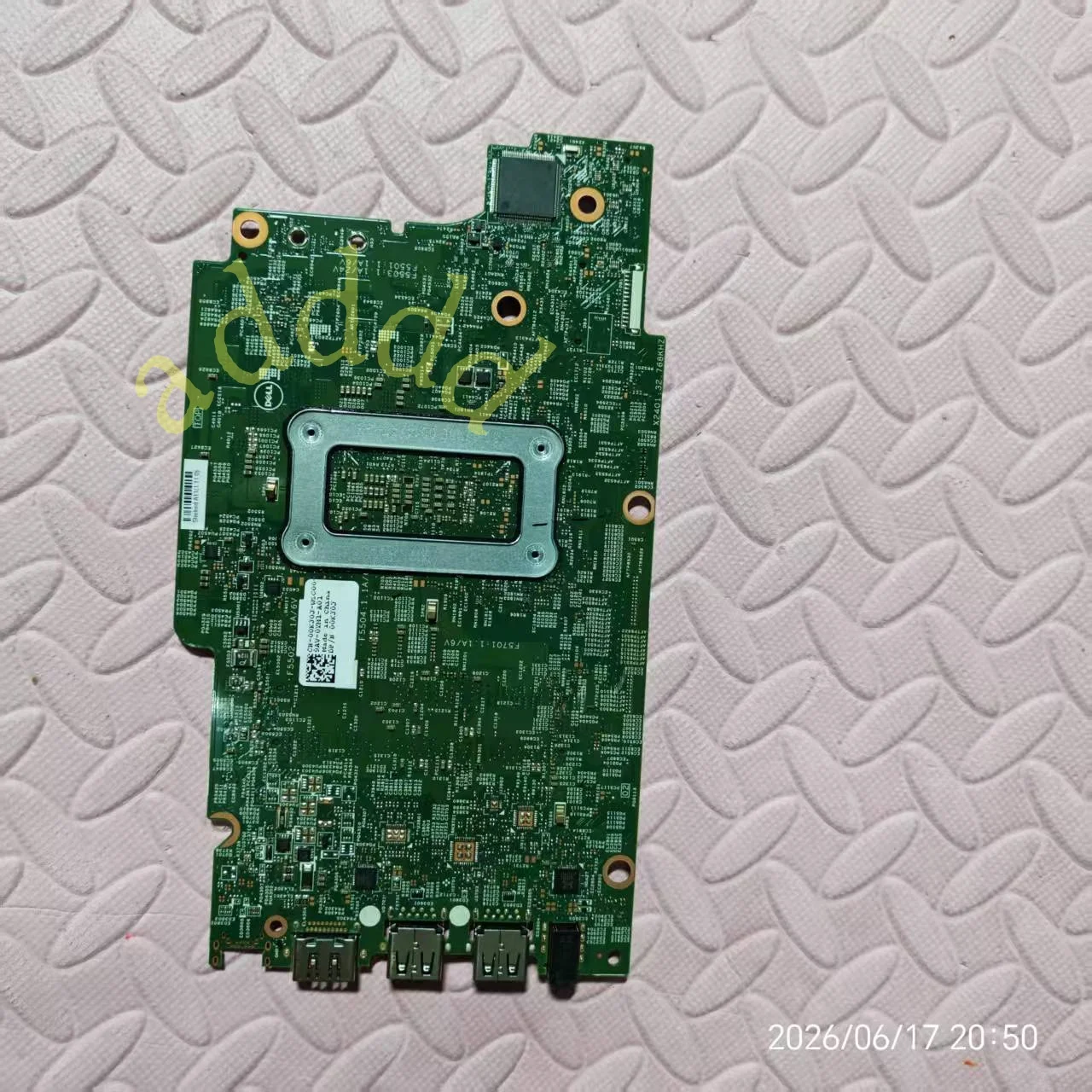 Original 17810-1 For Dell Latitude 13 5379 5579 Laptop Mainboard 00KJ0J 0KJ0J  With i5-8250U CPU 100% Perfect Work
