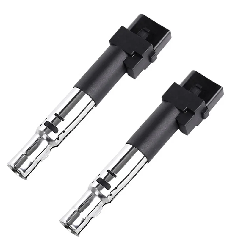 

022905715A 2Pcs Ignition System High Voltage Package Auto For VW CC Passat Q7