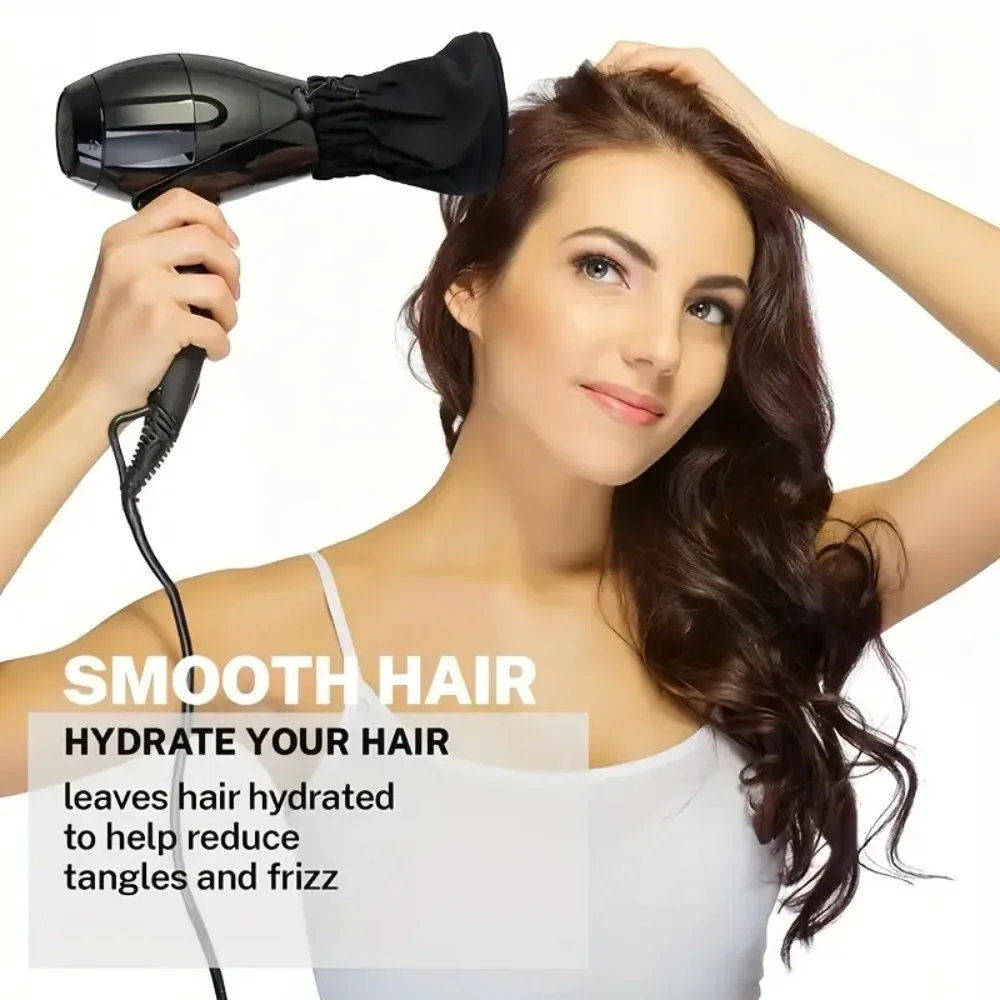 1pc Ion Mesh Hair Dryer Diffuser Sock for Curly & Wavy Hair, Hair Drying and Styling Tool, Fits Most Standard Size Blow Dryers