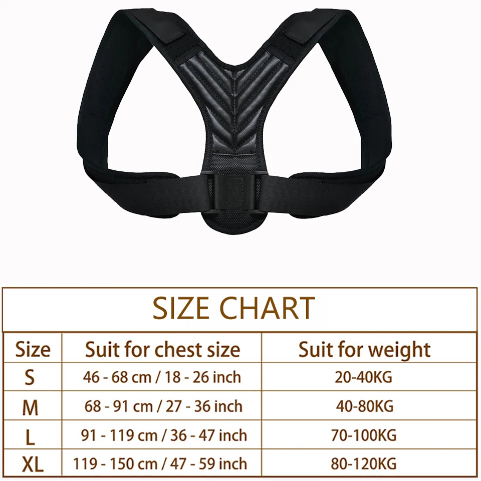 LOOGDEEL Lumbar Posture Orthopedic Belts Men Women Adjustable Posture Corrector Back Support Strap Brace Shoulder Spine Support