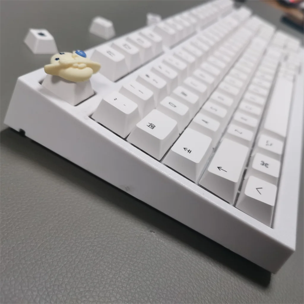 131 Keys Minimalist White Keycap For Apple MAC Mechanical Gaming Keyboard Cherry Profile PBT Keycaps Cartoon Key Caps custom DIY