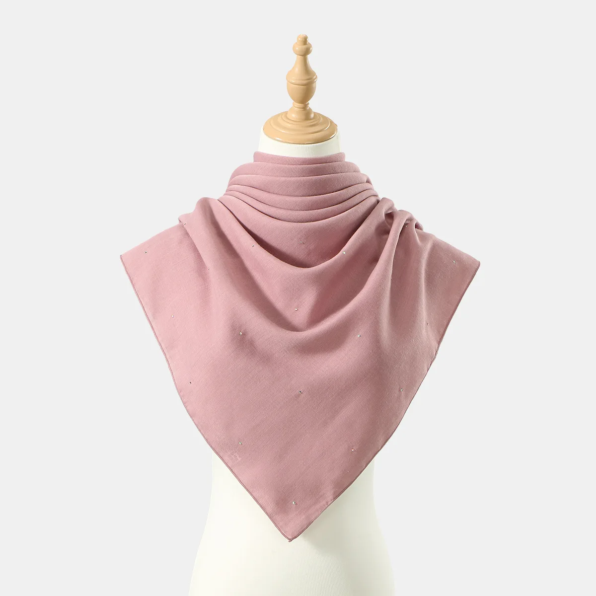 

110x110Cm Square Scarf Muslim Woman Hijab Shawl Solid Color Headband Wrap Islam Turban Bandanas Kerchief Scarves Turbante Mujer