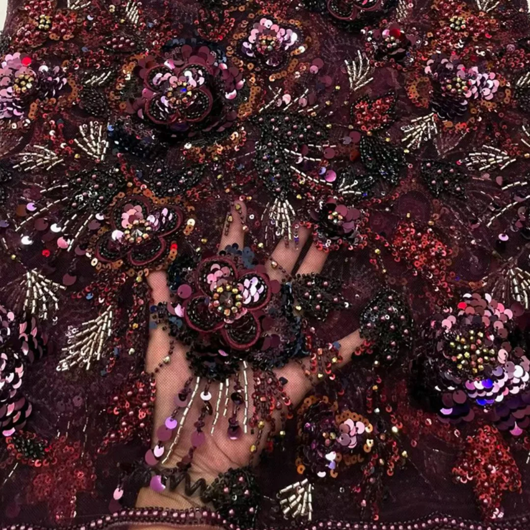 Embroidery Ai - Classic Multicolor 3D Floral Vines Embroidery