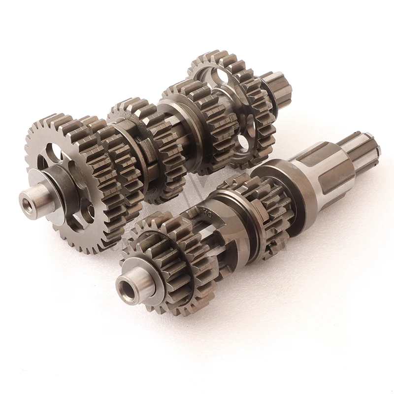 250cc ATV Reverse Gear 4+1 Main Shaft Counter Shaft Transmission Gear Box For All Chinese CG250 4 Front +1 Reverse Gear Engine