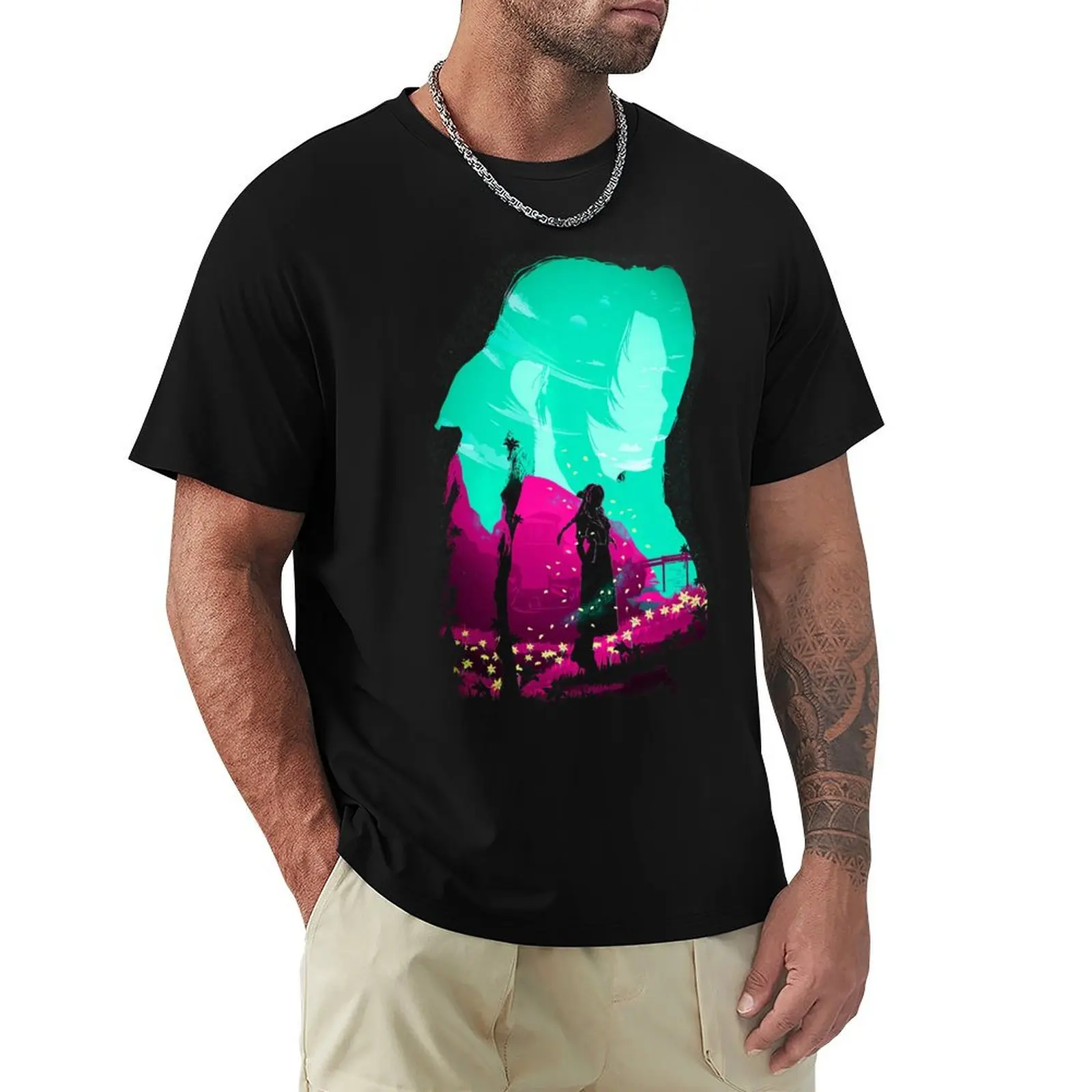 Beauty Aerith T-Shirt Simple Trendy Casual T-Shirt