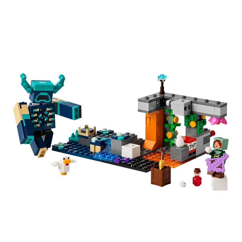 لعبة مكعبات بناء ليجو ماين كرافت سيريز 21274 باتل ساوند جارديان لعيد الأطفال هدية #3