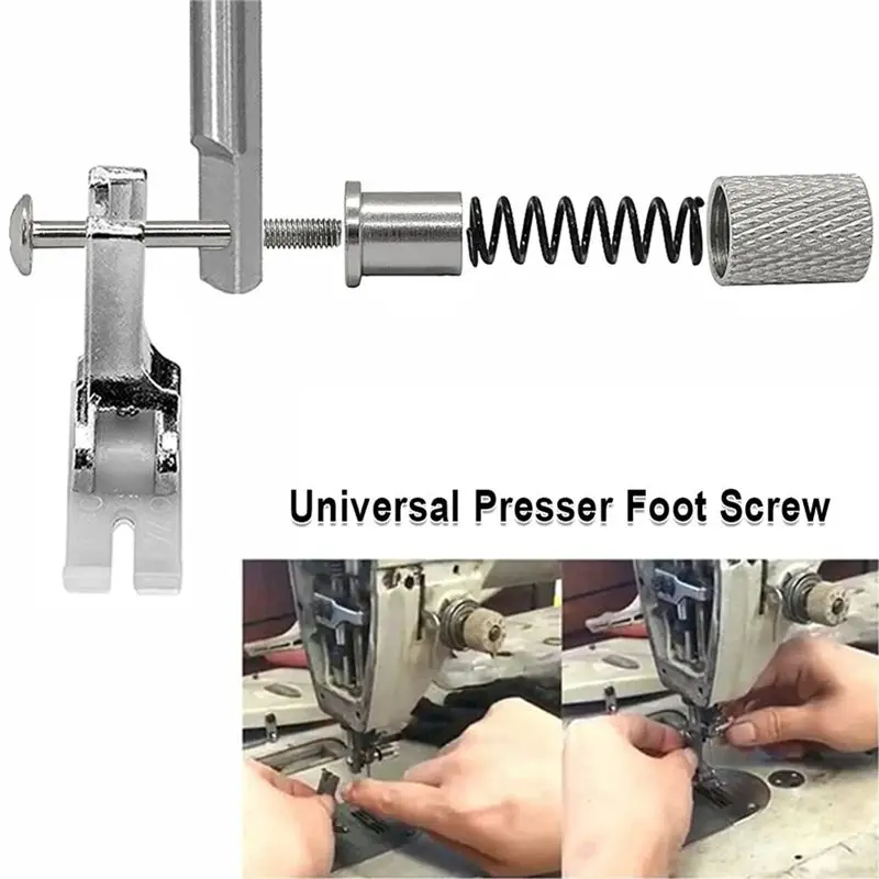 A84E-31 PCS Presser Foot Set 2 Change Screw Auxiliary Upper Feet Device For Singer Brother Juki Industrial Sewing Machine Easy T
