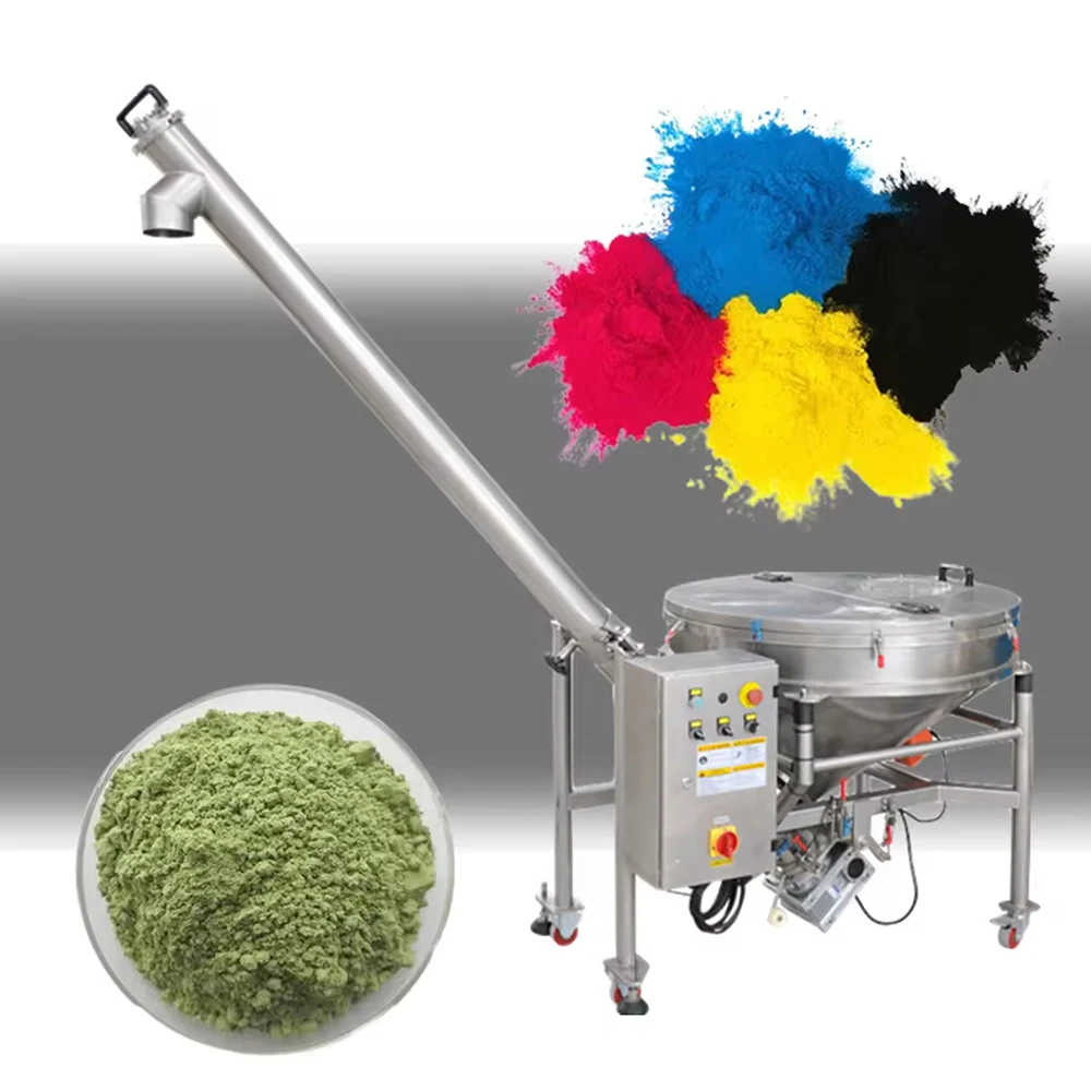 Custom Screw Elevator, Screw Conveyor Stainless Steel Vertical Loading Hopper Screw Conveyor Elevator For Corn Wheat Rice Grain