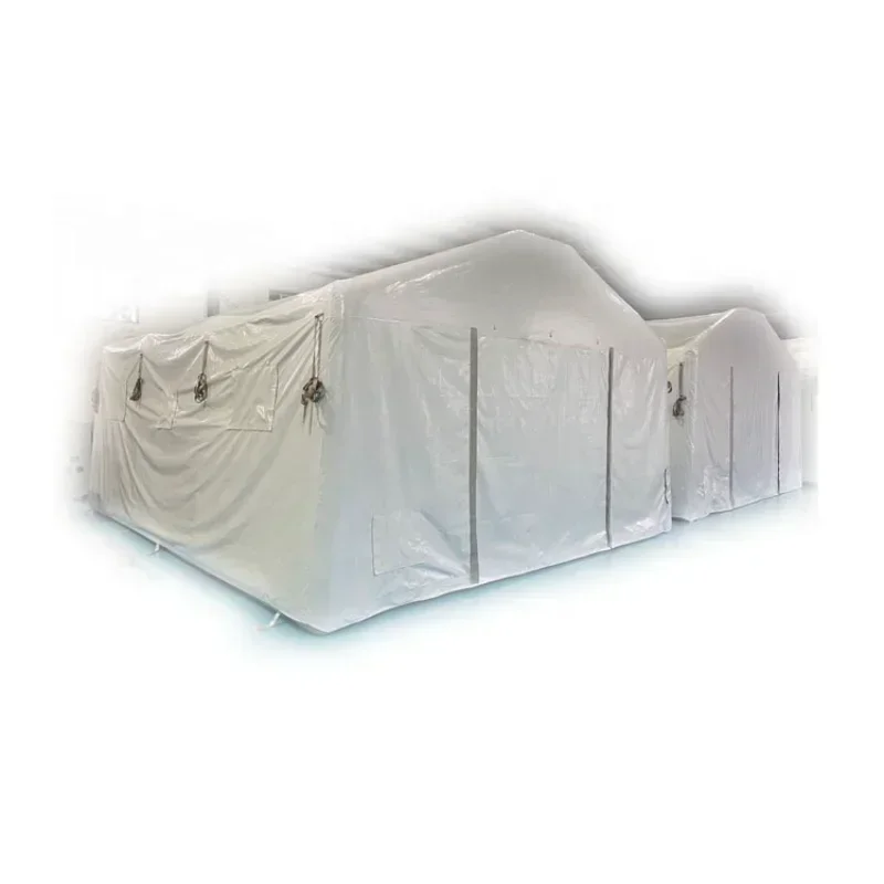 High quality custom size color outdoor airtight pipe inflatable camping tent