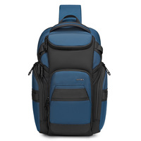 OZUKO Travel Waterproof Crossbody Bag Business Commuter Men's Chest Bag Fashion Multi-functional Shoulder Bag Lightweight