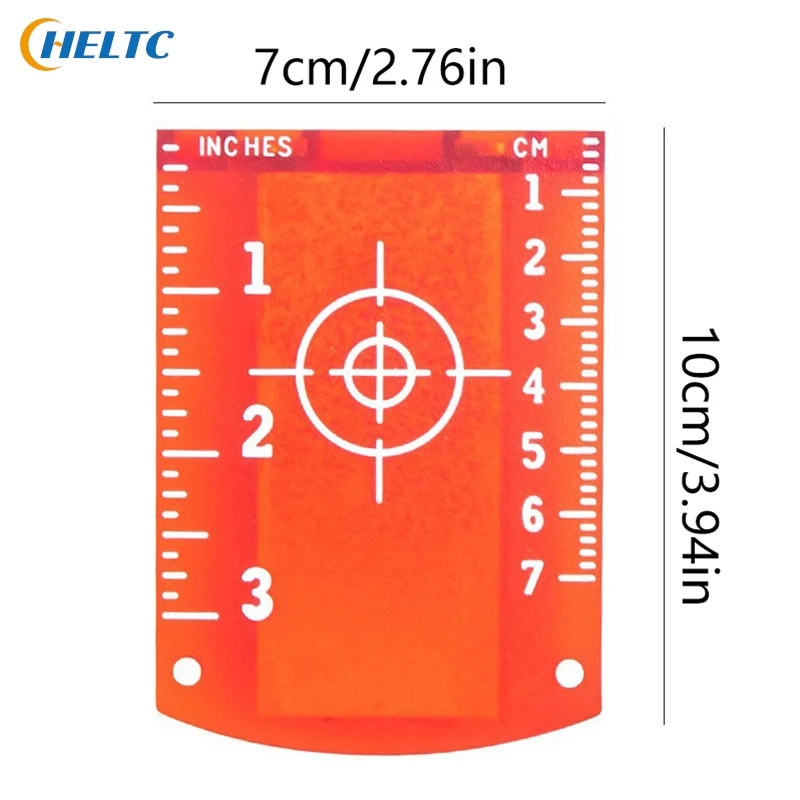 1pcTarget Plate Lase Target Card Plate 10cmx7cm For Green Red Lase Level For Line Lasers Reflective Magnetic Plate Laser Target