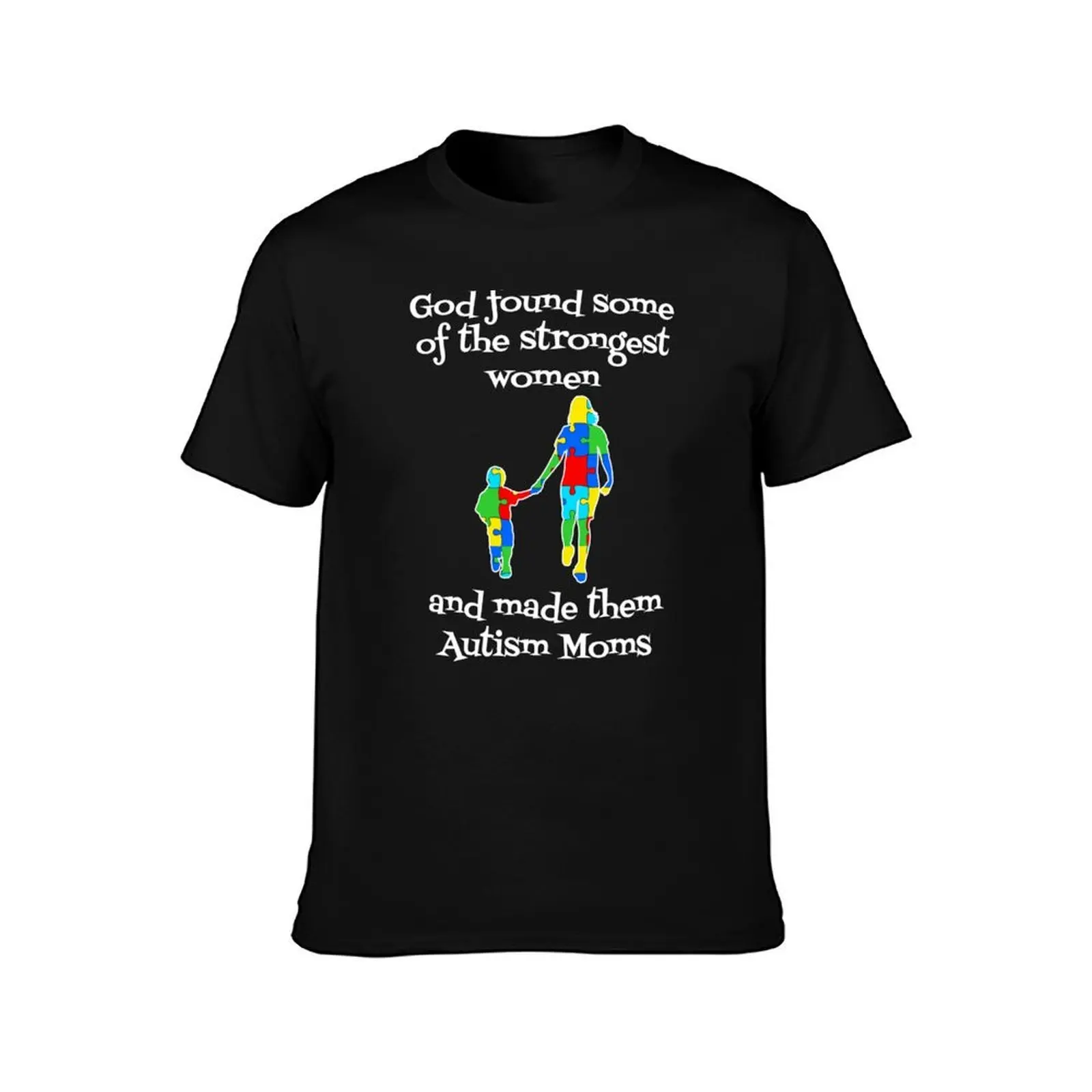 Autism Mom awareness shirts for women T-Shirt, Summer Casual Cotton Tee, Oversized Streetwear Tops, Vintage Graphic Print