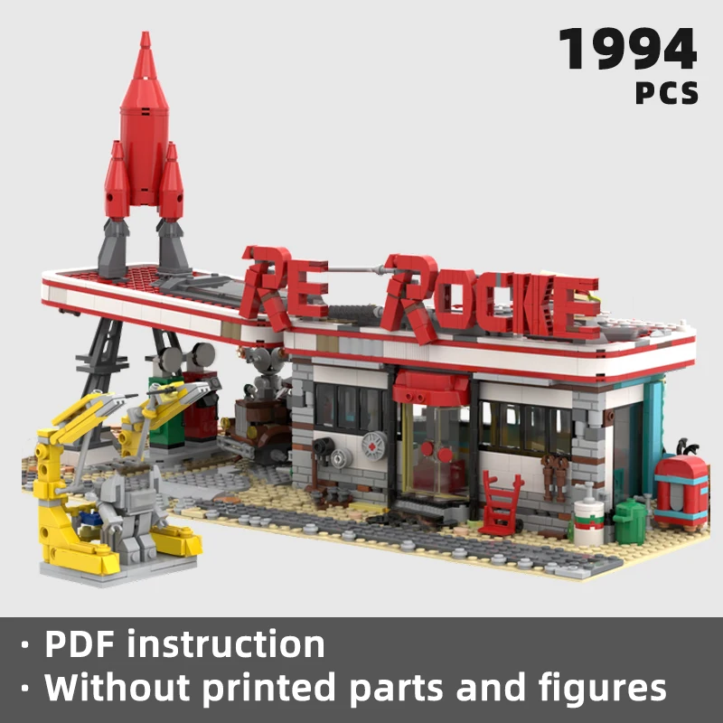 

nuclear radiation series game red truck stop bricks for game fans gift blocks moc nuclear war scene radiation bricks scene