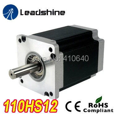 GENUINE Leadshine 110HS12 2 Phase NEMA 42 Hybrid Stepper Motor with 12 N.m 6 A length 115 mm shaft 19 mm