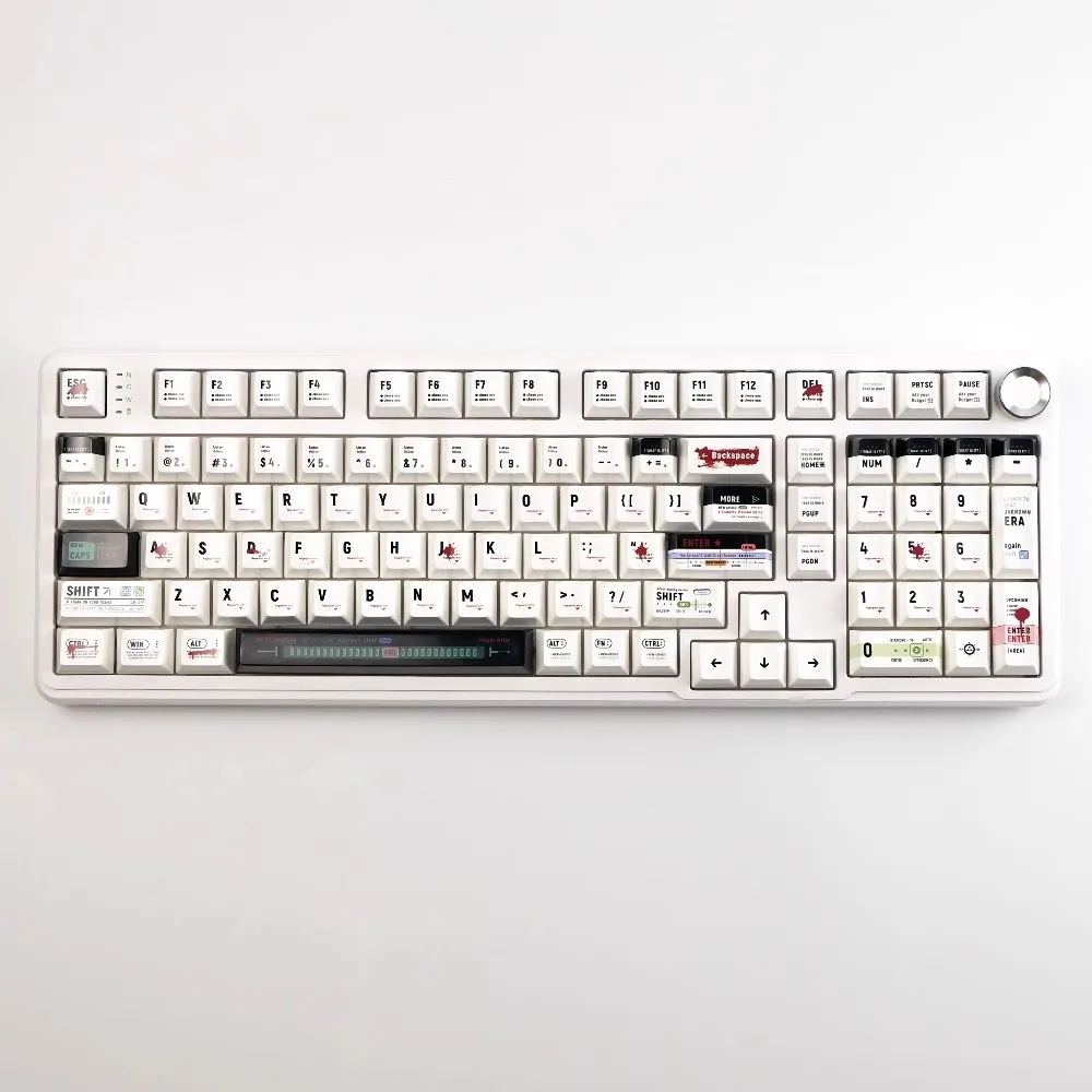 1 Set Biomimetic Era Keycaps PBT Dye Subbed Key Caps Cherry Profile Keycap Similar To Baking Ceramics Bright surface