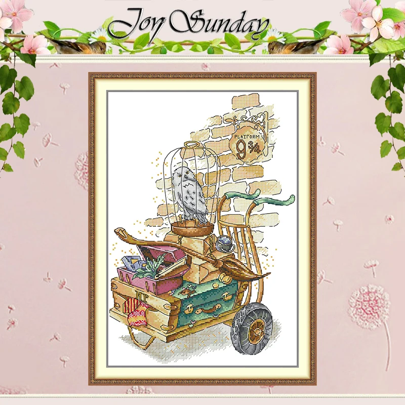 Merchandise Patterns Counted Cross Stitch Set DIY 11CT 14CT 16CT HD Stamped DMC Cross-stitch Kit Embroidery Needlework Crafts