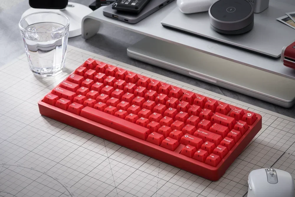 Domikey Ruby profil Cherry abs doubleshot backlit keycap untuk mx keyboard poker 87 104 xd64 xd68 BM60 BM65 BM68 BM80