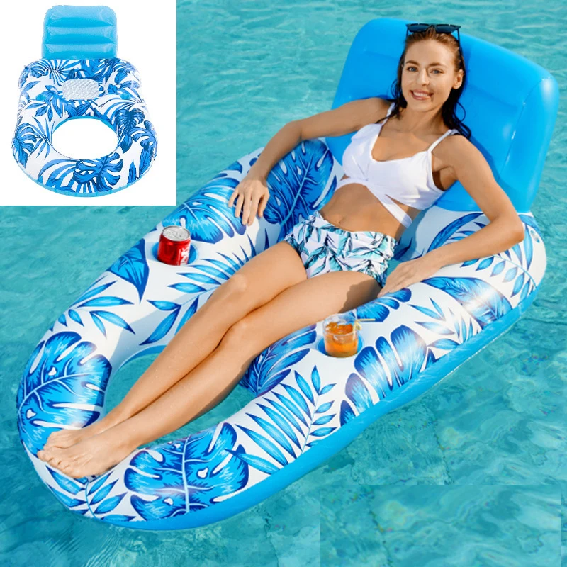 

Summer Beach Swimming Pool Inflatable Adult Swimming Pool Floating Chair Riding Toy Water Buoy