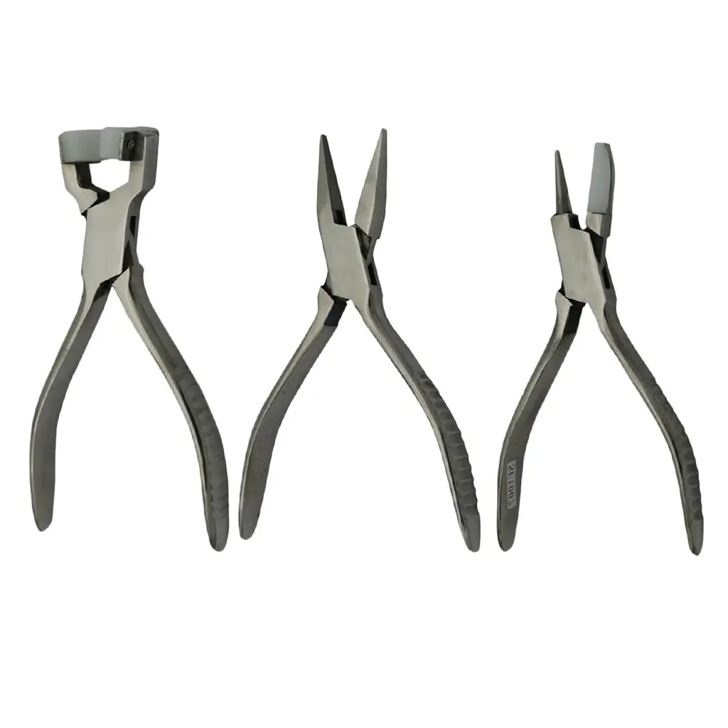 Jewellers Tools Stainless Steel Jewelry Making Pliers Precision Wire Cutters for Beading Repair and Crafting