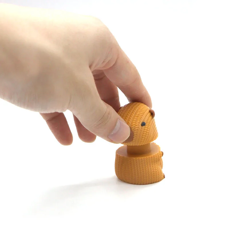 3D Printing Rotating Capybara MIni Rotation Animal Toys Decoration Crafts for Home Accessories Room Desk Decor Kids Gift
