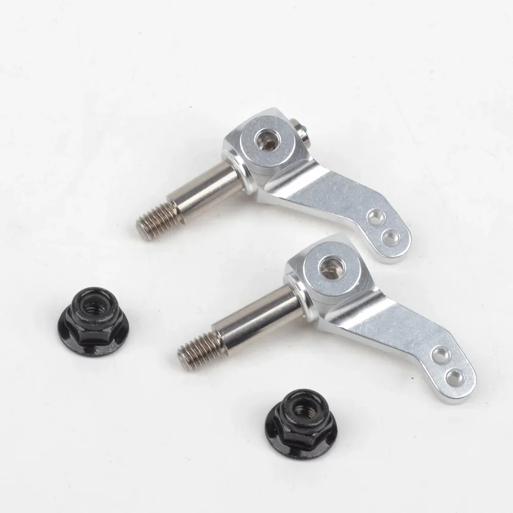 RcAidong Upright Front L&R Steering Knuckle Arm for Tamiya Hornet/Grasshopper II Monster