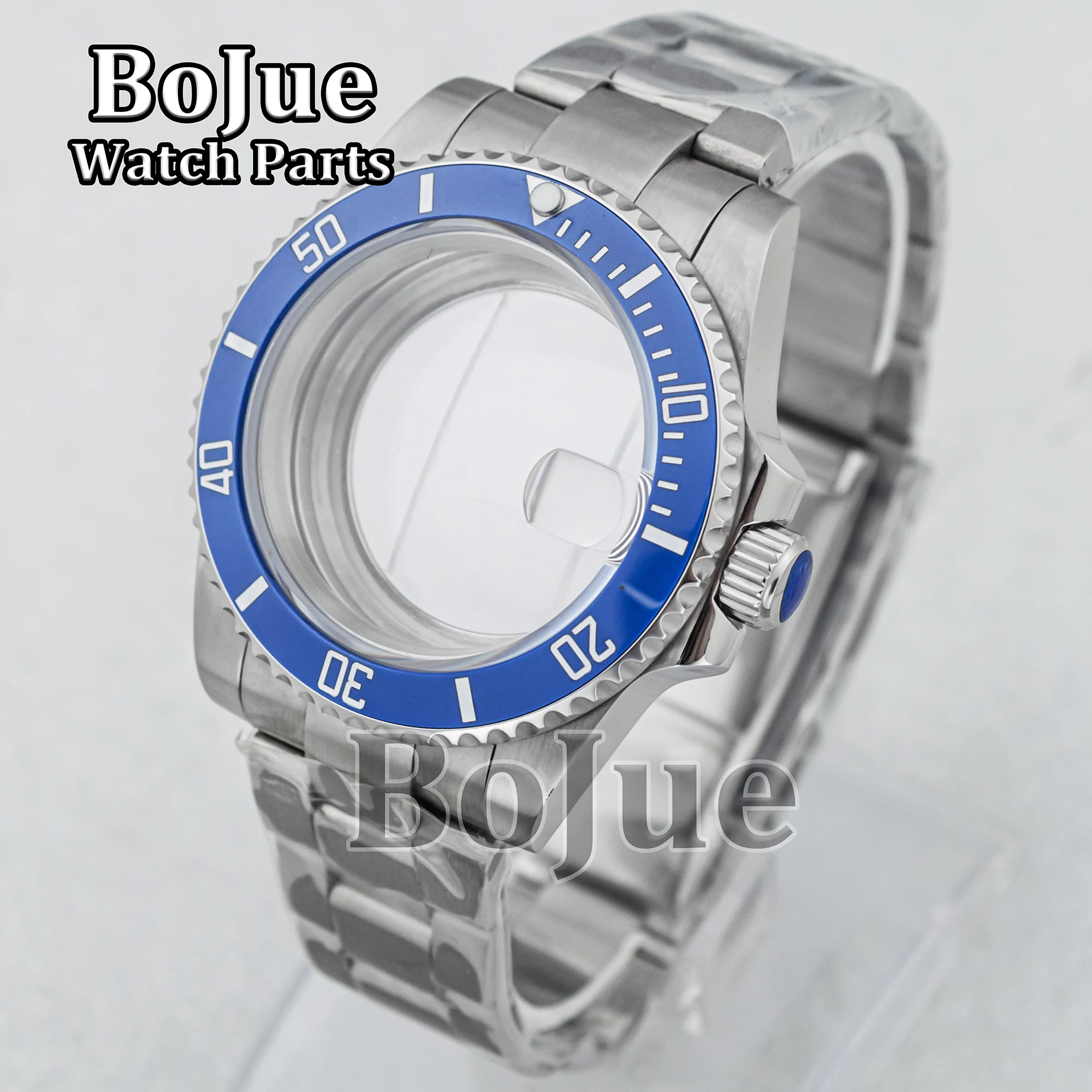 40mm NH35 Case For Seiko NH34 NH35 NH36 28.5mm Dial Movement Submariner Men Oyster Strap Watchband Ceramic Bezel Accessories