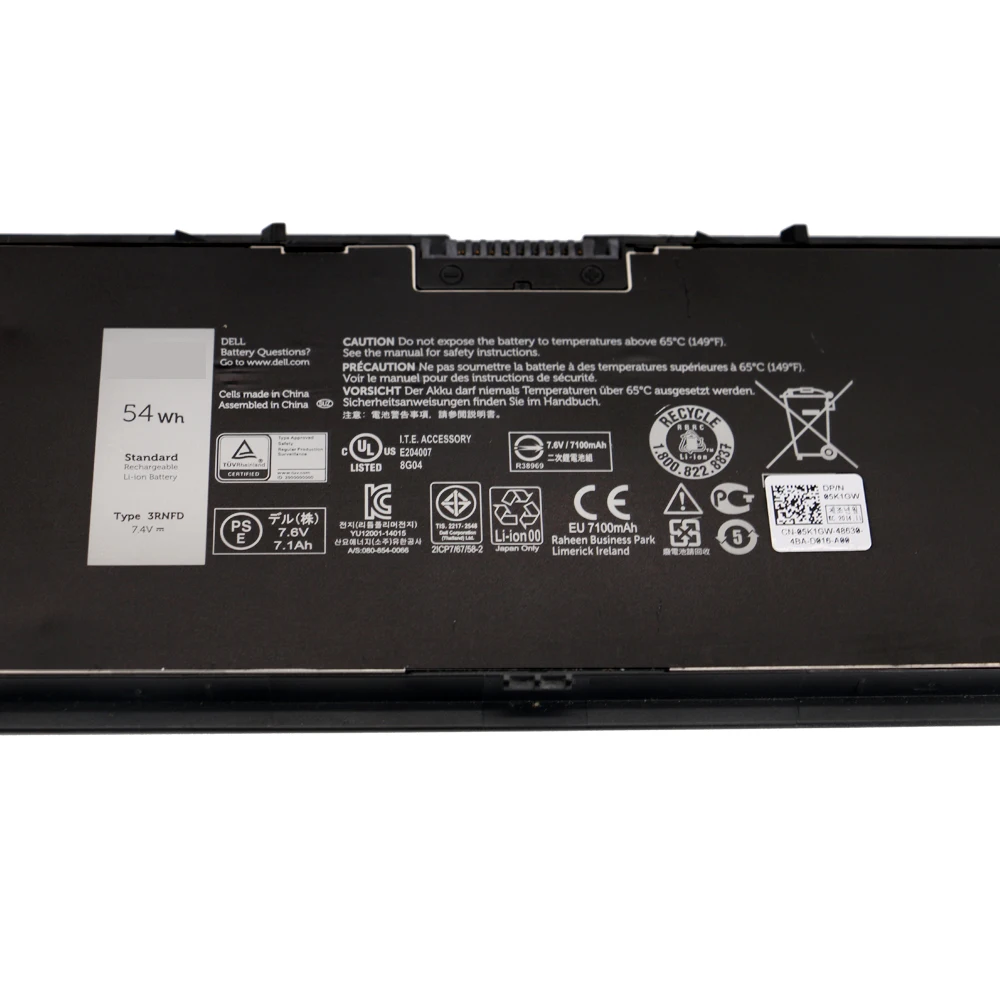 Imagem -05 - Bateria do Portátil para Dell Latitude E7420 E7440 E7450 3rnfd V8xn3 G95j5 34gkr 0909h5 0g95j5 5k1gw 3rnfd 7.4v 54wh