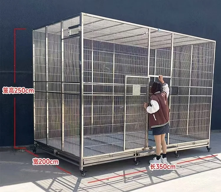 Large parrot cage and stainless steel parrot cage