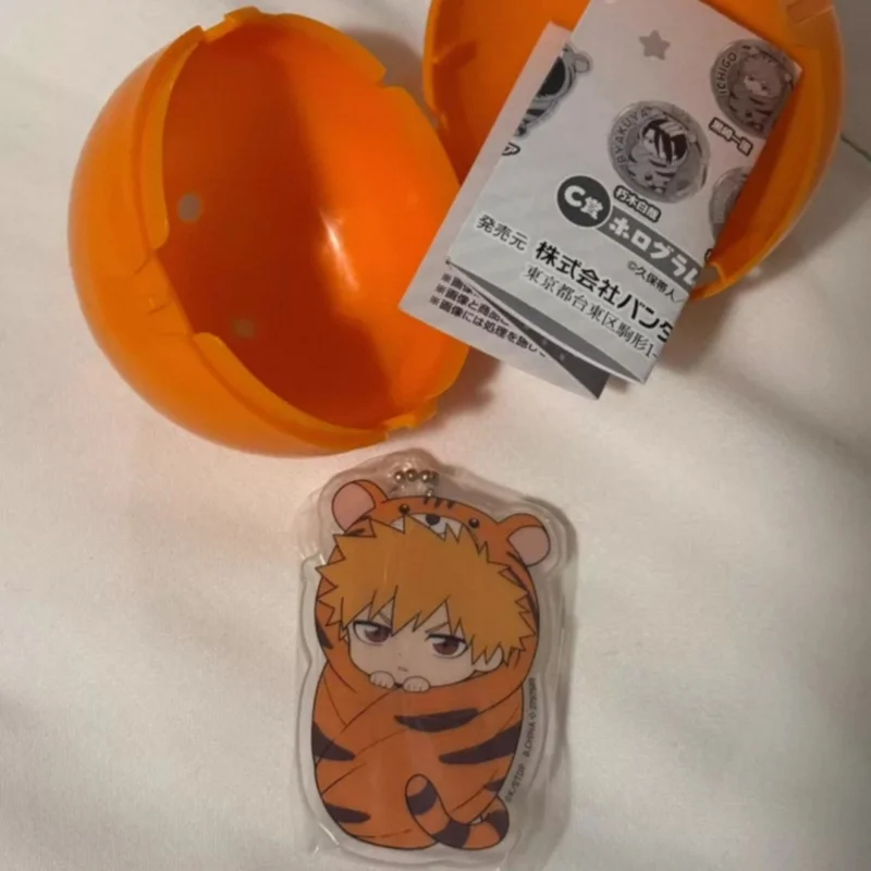 Hot Bleach ‌Sleep Swaddle Baby Gacha Gashapon Ichigo Kurosaki Byakuya Kuchiki Keychain Toys Collectible Figurine Ornament Gift view 3