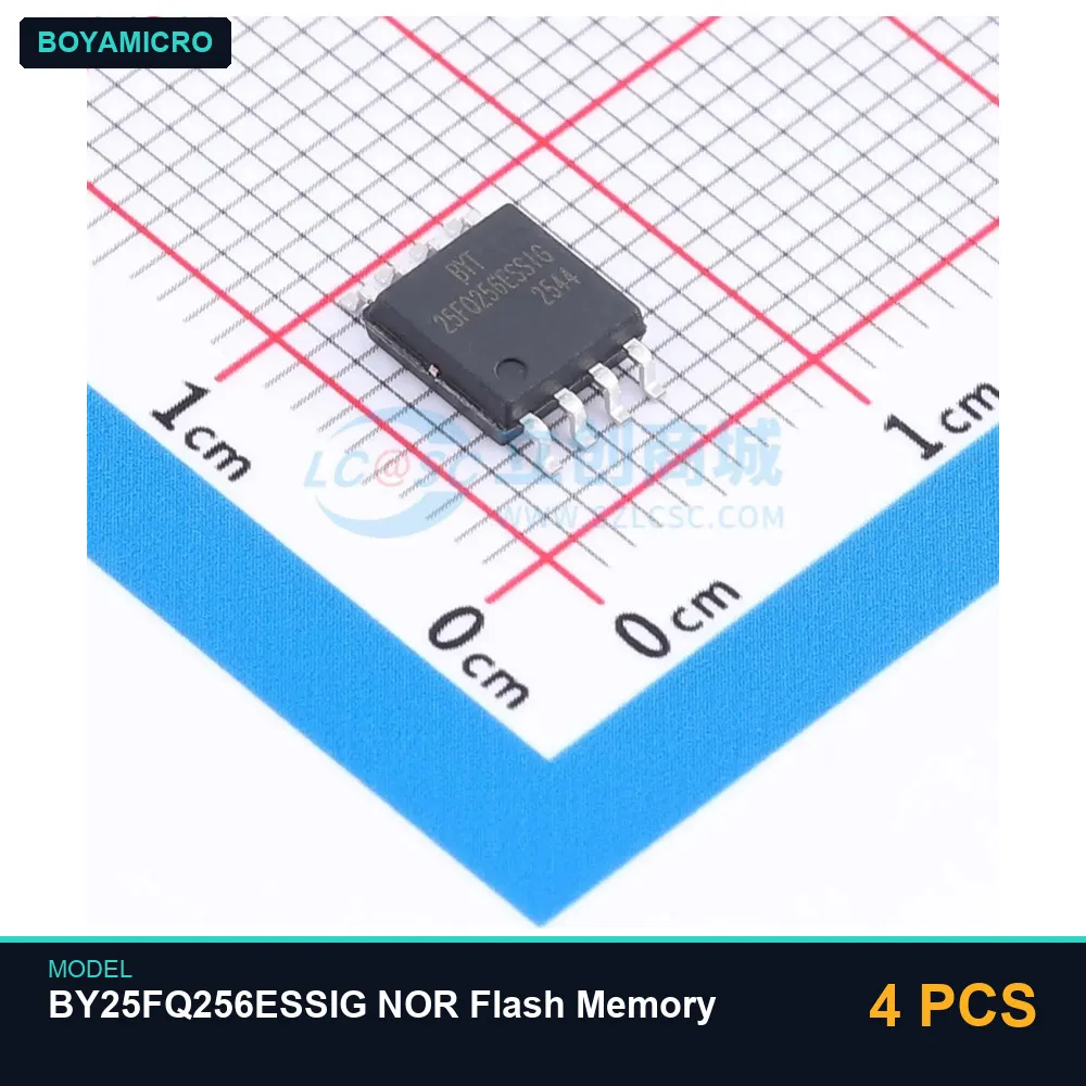 4 PCS BOYAMICRO BY25FQ256ESSIG NOR Flash Memory