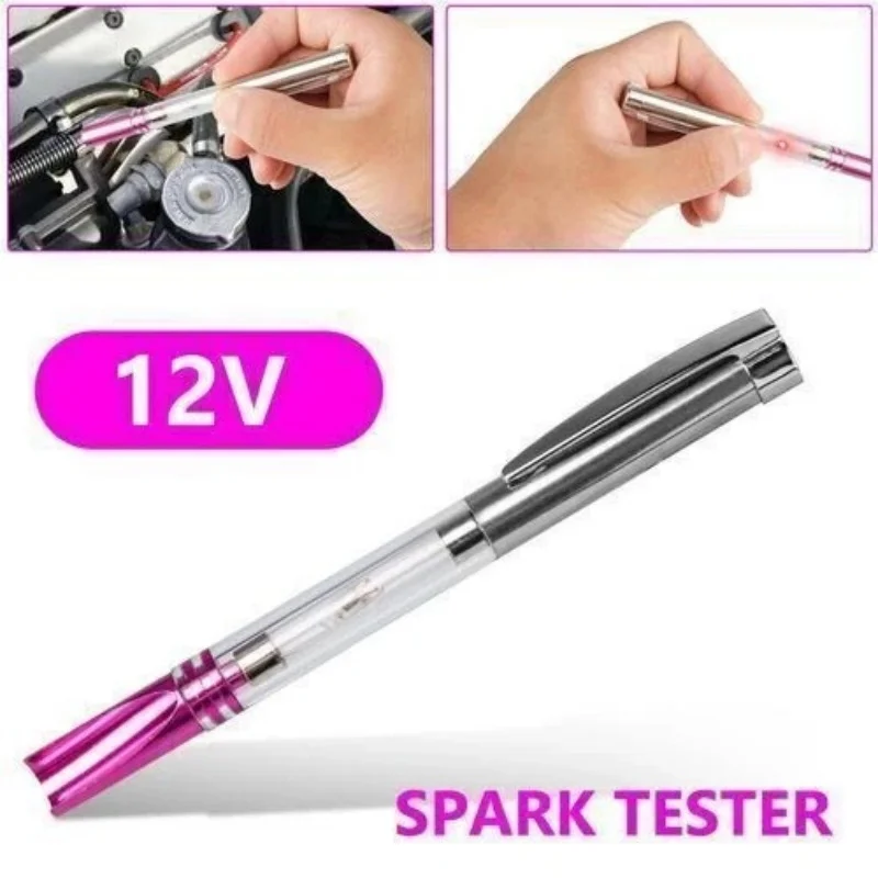 Автомобильный тестер свечей зажигания, диагностический инструмент системы зажигания, портативная ручка для проверки автоматического зажигания, катушка, линейный тестер двигателя, тестовый инструмент