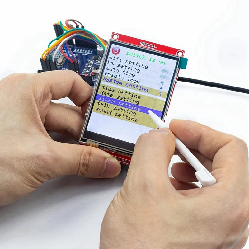 New-5X 2.8 Inch 240X320 SPI TFT LCD Display Module SPI Serial Port 51 Drive ILI9341V LCD Serial Port STM32 Drive Display