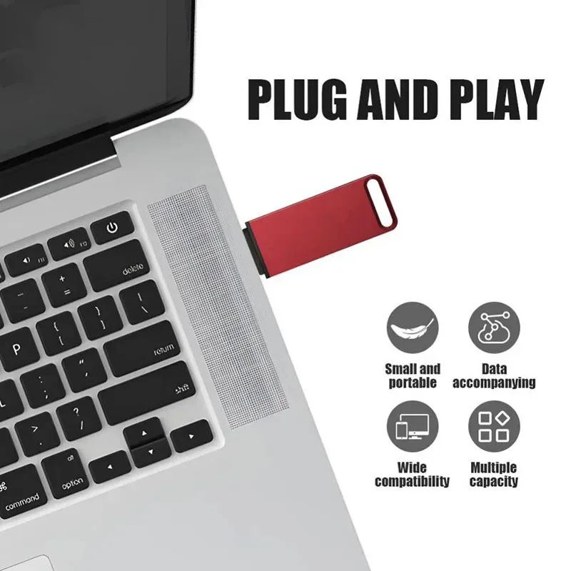 64GB USB 2in1 Flash Drives U Disk High Speed Metal Pendrive WaterProof Memoria USB Stick USB Drives For PC Driver WiFi Receiver