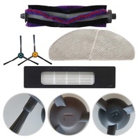 Main Roller Side Brush Filters Mop Cloths For Eureka NER800 Robot Vacuum Cleaner Replacement Parts Main Roller Side Brush