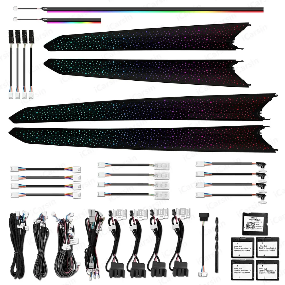 

Upgrade Symphony Car Interior LED Ambient Lighting for Volkswagen VW T-Roc 2018-2024 Trim Accessories Decoration