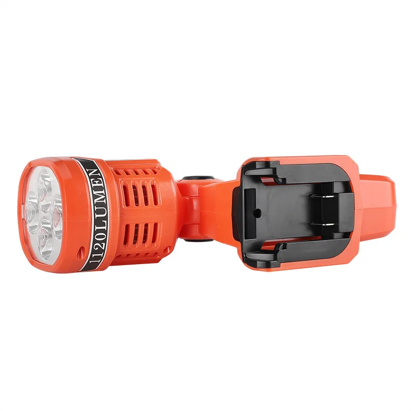 LED Torch Work Light For Black and Decker 14.4V-20V Lithium Battery Cordless Flashlight Portable Lantern with USB Port