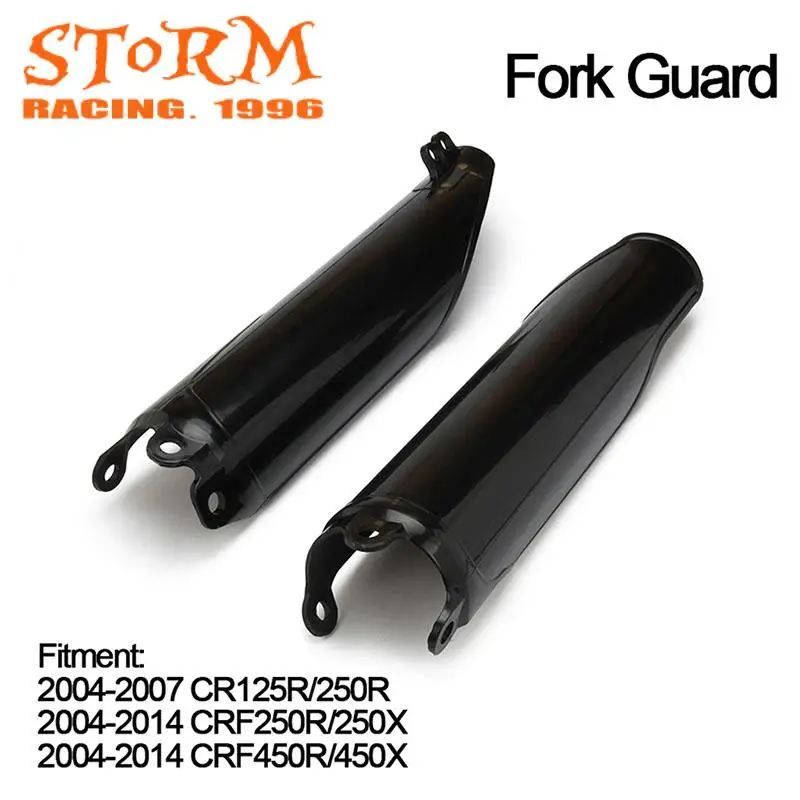 Fork Cover Shock Absorber Guard Protector Motorcycle For Honda CR125R CR250R 2004-07 CRF250R CRF250X CRF450R CRF450X 04-14