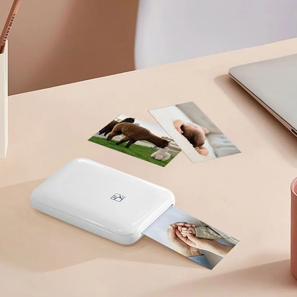 Handheld Photo Printer Lightweight And Convenient Color Photos Printing Printer Portable Bluetooth