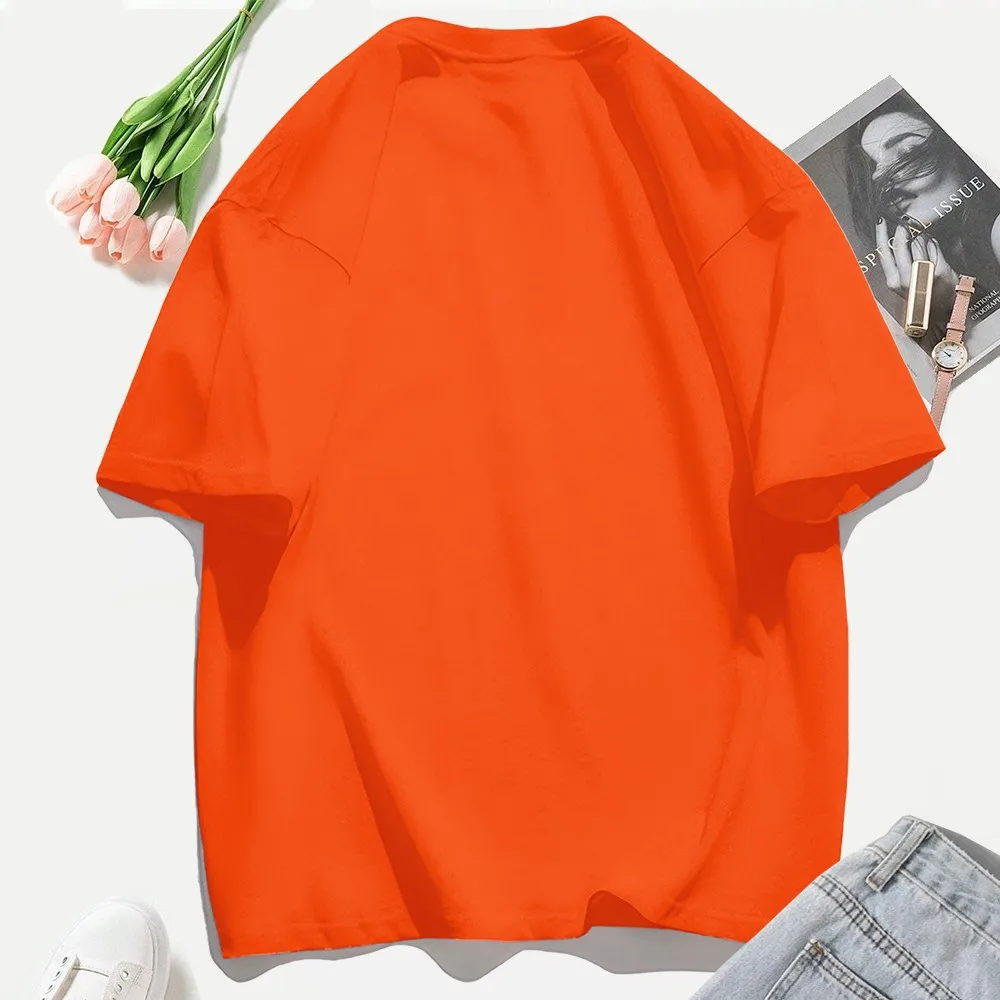 Go Get 'Em' Tiger Printing Cotton T-Shirts Womens Summer Oversized Tops Basic Soft Short Sleeve T Shirts Casual O-Neck Clothes