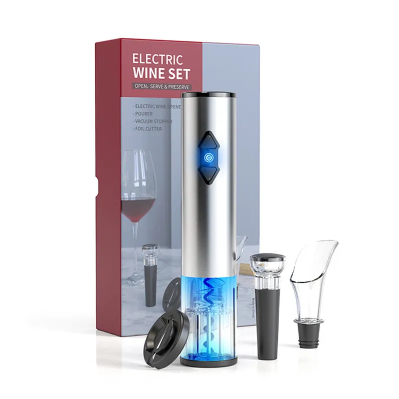 

Private Label Multifunctional Electric Wine Opener Automatic Corkscrew For Bar Bottle Opener